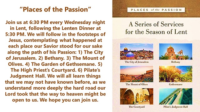2024 Places of the Passion