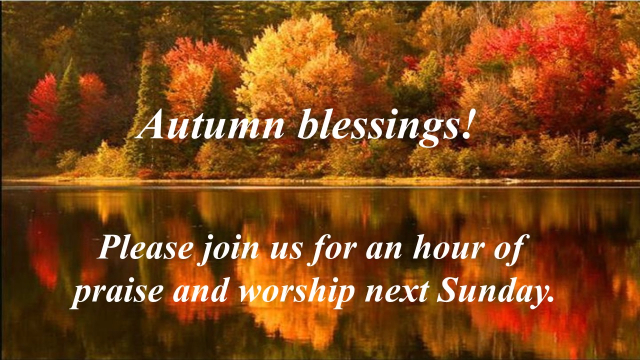 Autumn blessings