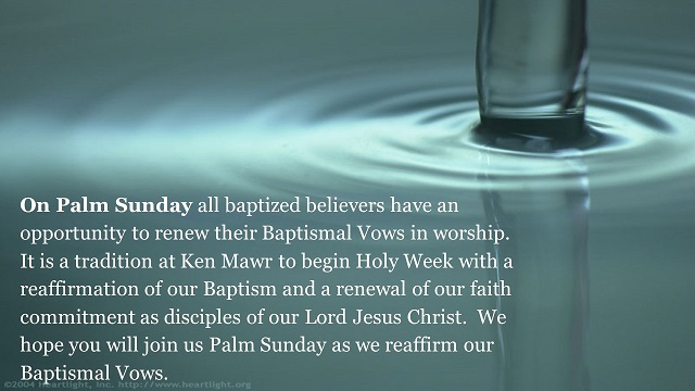 Reaffirmation of Baptismal Vows